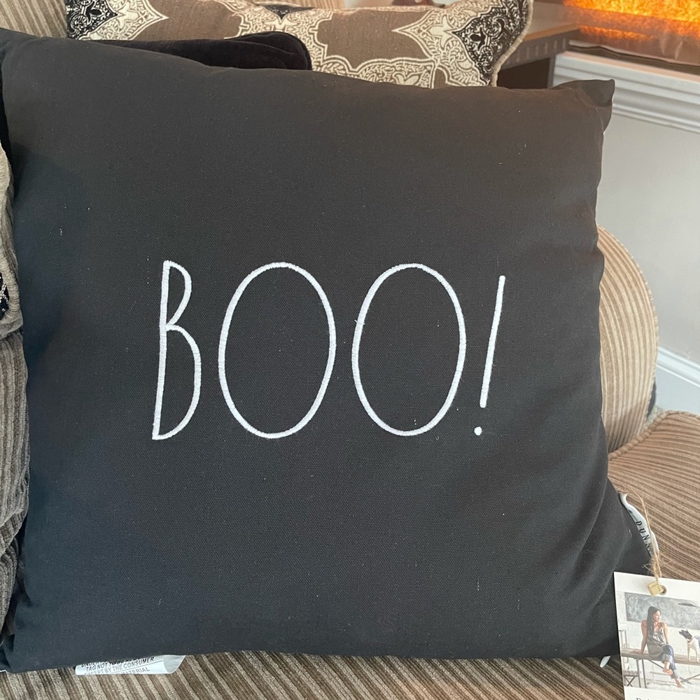 Rae Dunn reversible pillow